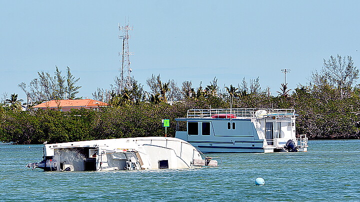 Capsized vessels