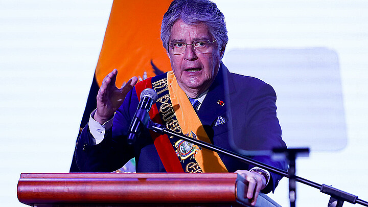 El presidente de Ecuador, Guillermo Lasso